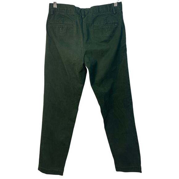 Polo Ralph Lauren Blue Label Slim Fit Chino Pants Size 30/32 Green Pre-owned - Picture 2 of 12